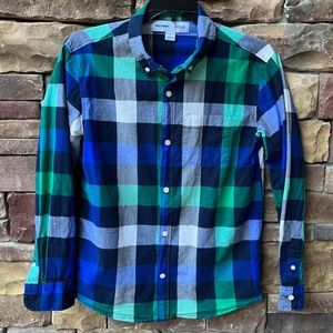 Old Navy Boys Plaid Button up Shirt